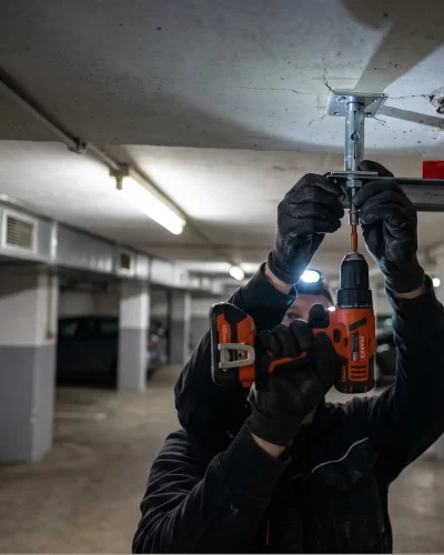 Dépannage porte de garage à Villejuif renforcement fixation parking vibrations métro ligne 7